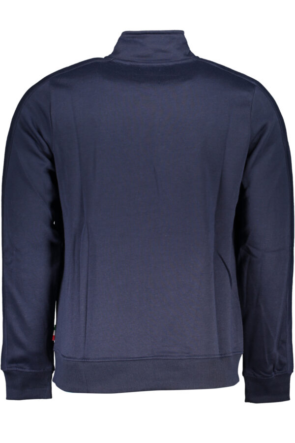 GIAN MARCO VENTURI FELPA CON ZIP UOMO BLU - immagine 2