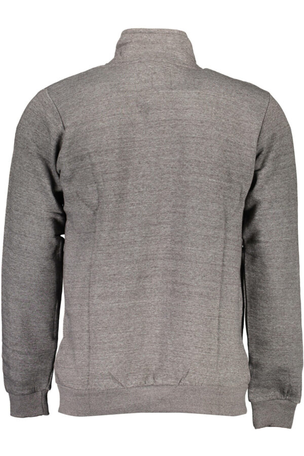 GIAN MARCO VENTURI FELPA CON ZIP UOMO GRIGIO - immagine 2