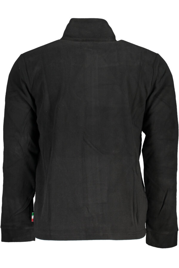 GIAN MARCO VENTURI FELPA CON ZIP UOMO NERO - immagine 2