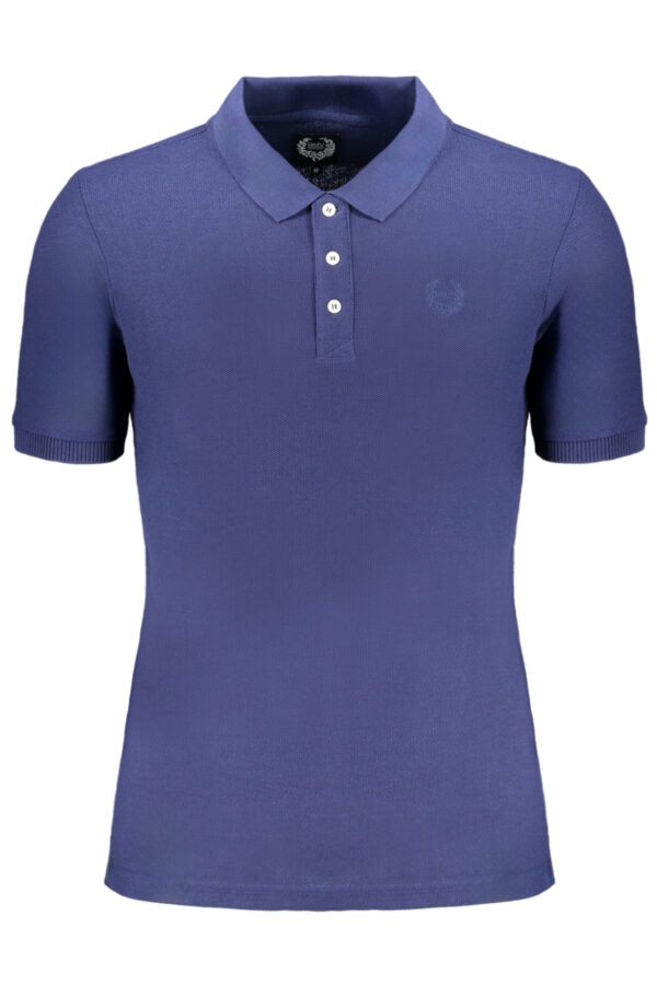 GIAN MARCO VENTURI POLO MANICHE CORTE UOMO BLU