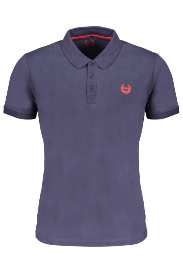 GIAN MARCO VENTURI POLO MANICHE CORTE UOMO BLU