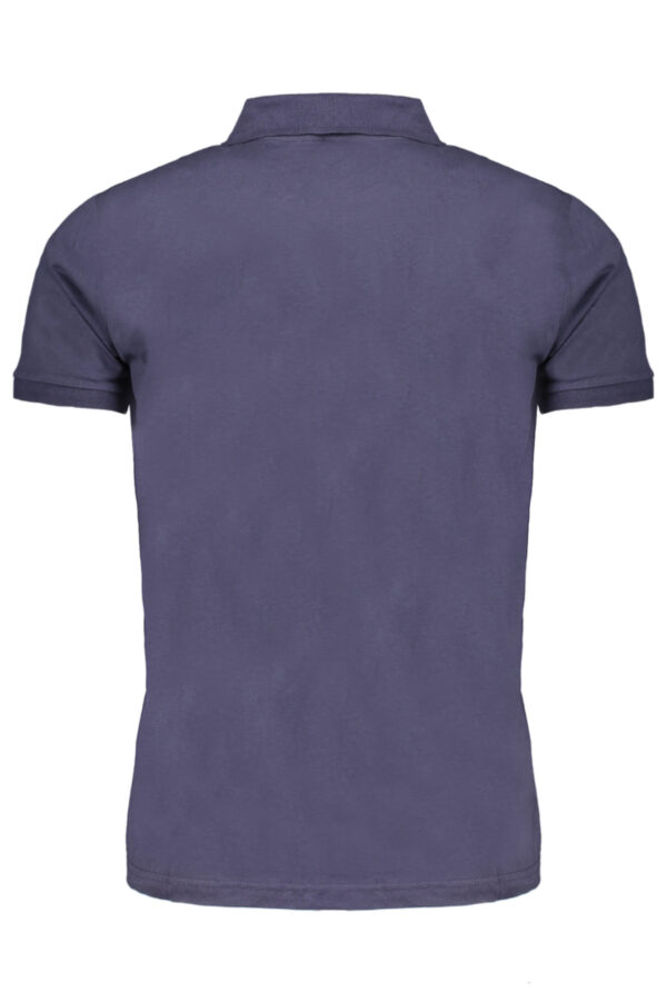 GIAN MARCO VENTURI POLO MANICHE CORTE UOMO BLU - immagine 2