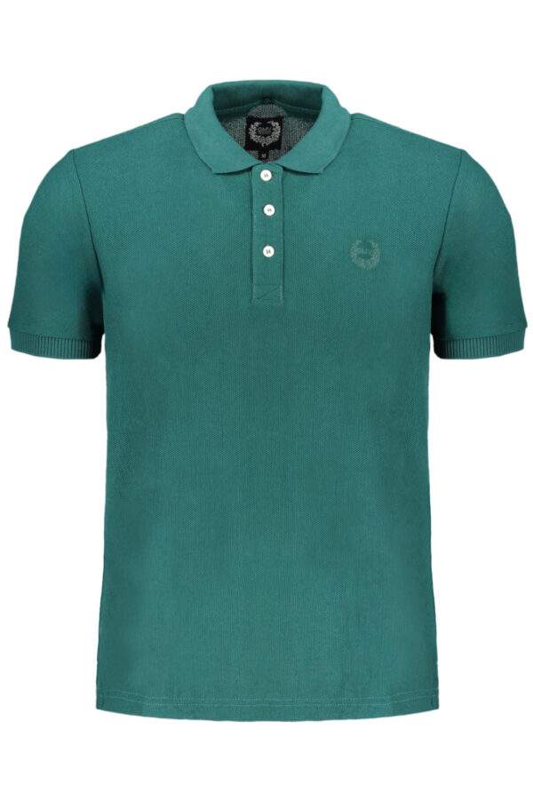 GIAN MARCO VENTURI POLO MANICHE CORTE UOMO VERDE