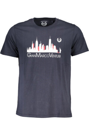 GIAN MARCO VENTURI T-SHIRT MANICHE CORTE UOMO BLU