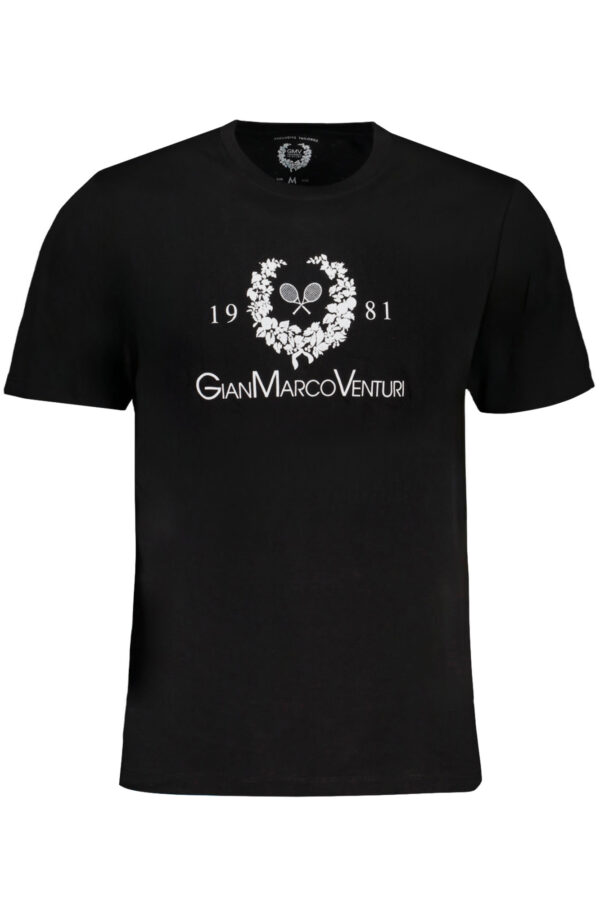 GIAN MARCO VENTURI T-SHIRT MANICHE CORTE UOMO NERO