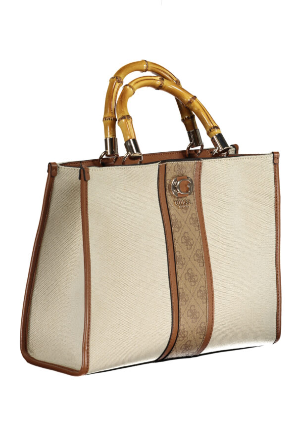 GUESS JEANS BORSA DONNA BEIGE - immagine 3