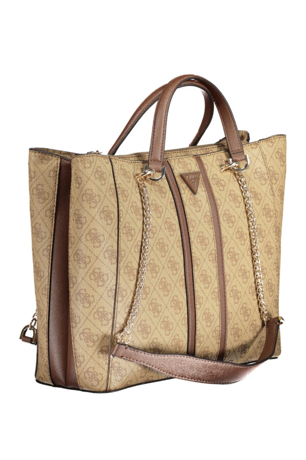 GUESS JEANS BORSA DONNA BEIGE - immagine 3