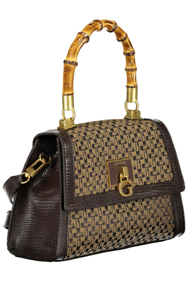 GUESS JEANS BORSA DONNA MARRONE - immagine 2