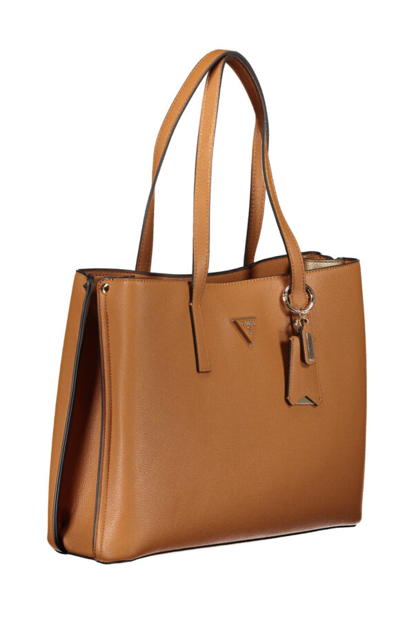 GUESS JEANS BORSA DONNA MARRONE - immagine 3