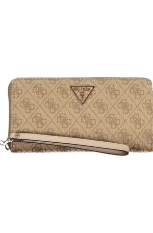GUESS JEANS PORTAFOGLIO DONNA BEIGE