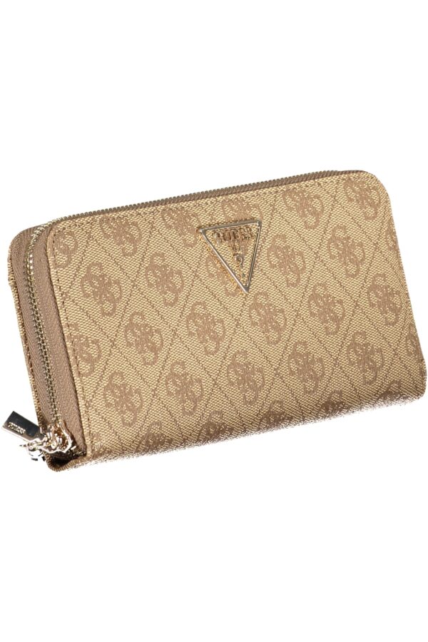 GUESS JEANS PORTAFOGLIO DONNA BEIGE - immagine 3