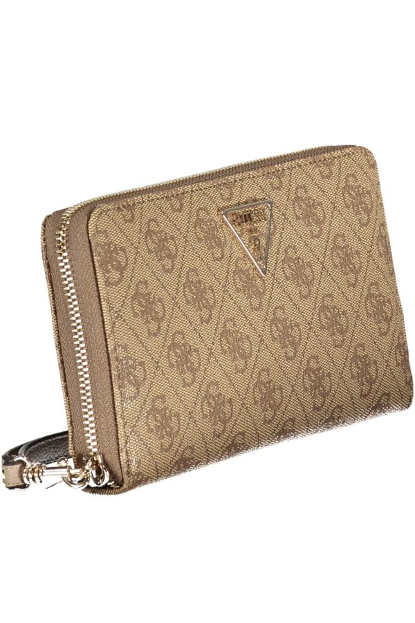 GUESS JEANS PORTAFOGLIO DONNA BEIGE - immagine 3