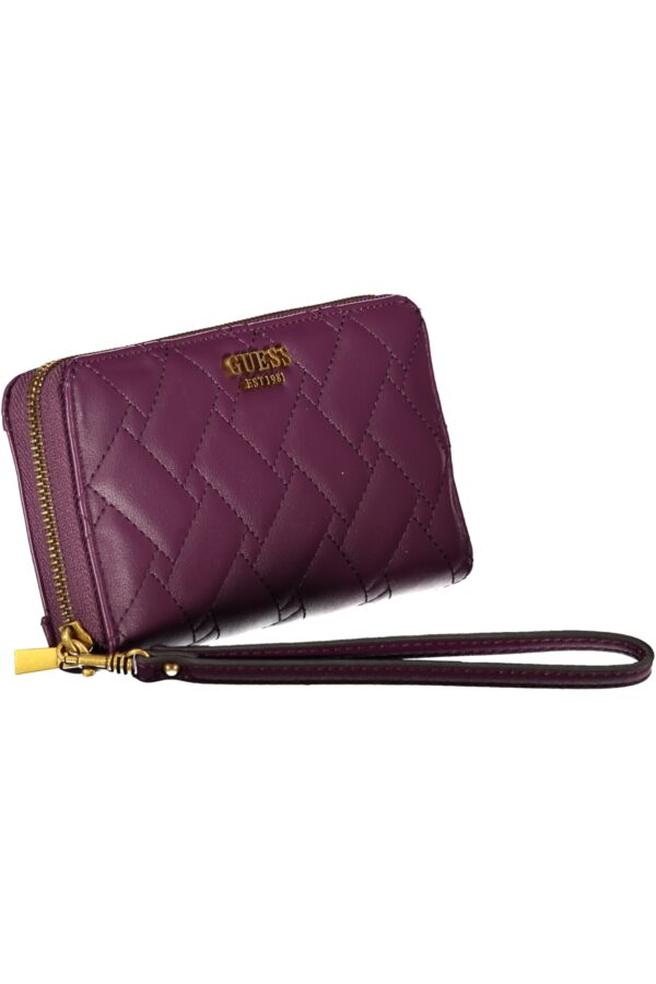 GUESS JEANS PORTAFOGLIO DONNA VIOLA - immagine 3