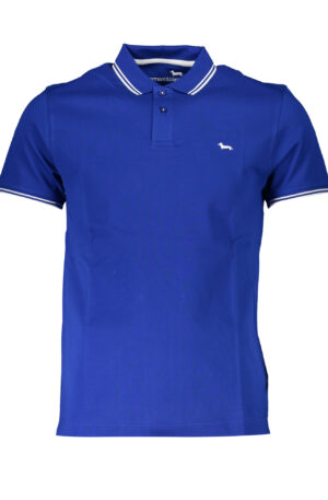 HARMONT & BLAINE POLO MANICHE CORTE UOMO BLU