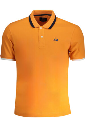 LA MARTINA POLO MANICHE CORTE UOMO ARANCIO