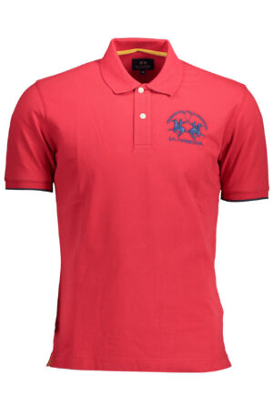 LA MARTINA POLO MANICHE CORTE UOMO ROSSO