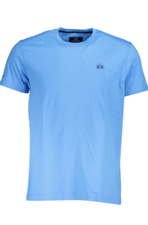 LA MARTINA T-SHIRT MANICHE CORTE UOMO AZZURRO