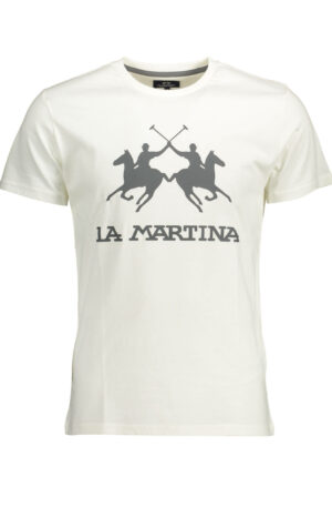 LA MARTINA T-SHIRT MANICHE CORTE UOMO BIANCO