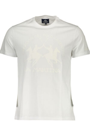 LA MARTINA T-SHIRT MANICHE CORTE UOMO BIANCO