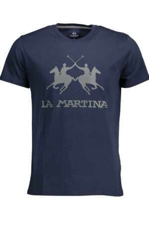 LA MARTINA T-SHIRT MANICHE CORTE UOMO BLU