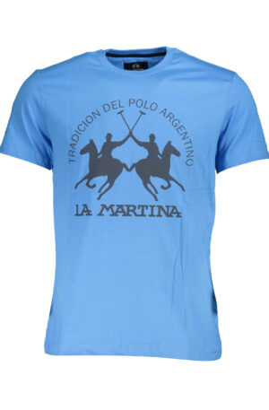 LA MARTINA T-SHIRT MANICHE CORTE UOMO BLU