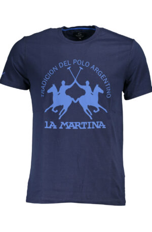 LA MARTINA T-SHIRT MANICHE CORTE UOMO BLU