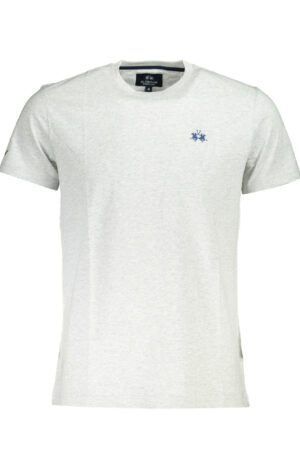 LA MARTINA T-SHIRT MANICHE CORTE UOMO GRIGIO