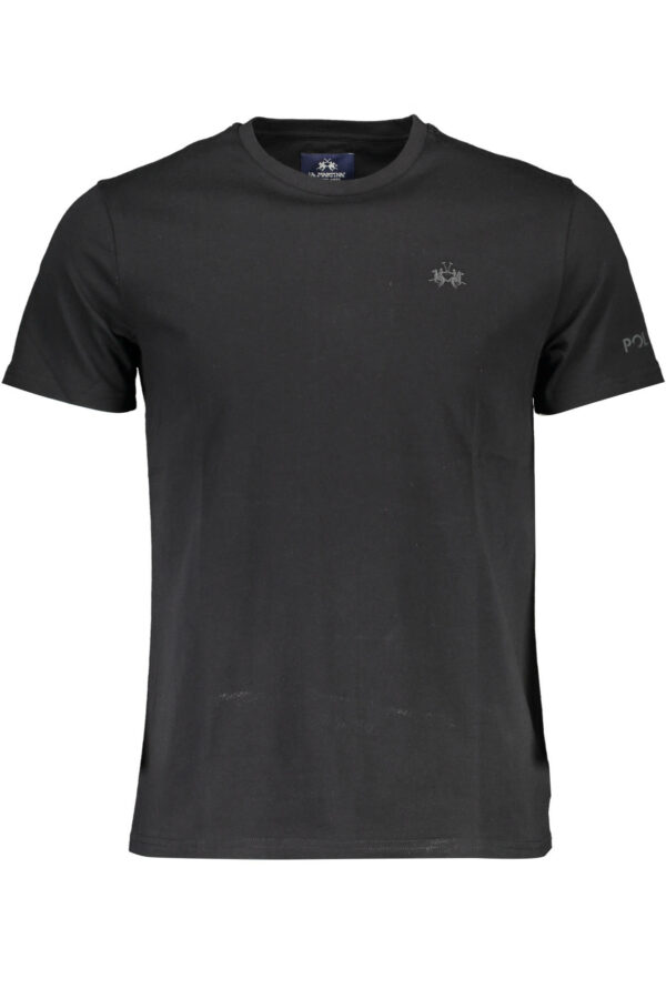 LA MARTINA T-SHIRT MANICHE CORTE UOMO NERO