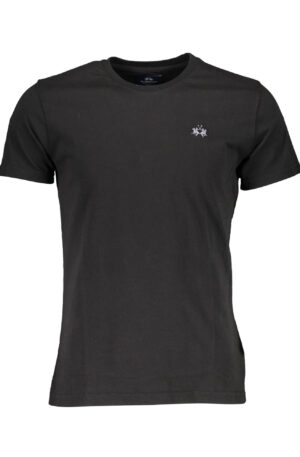 LA MARTINA T-SHIRT MANICHE CORTE UOMO NERO