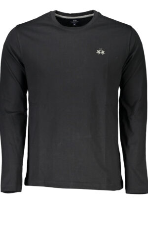 LA MARTINA T-SHIRT MANICHE LUNGHE UOMO NERO