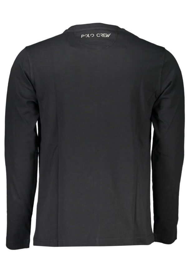 LA MARTINA T-SHIRT MANICHE LUNGHE UOMO NERO - immagine 2