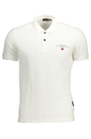 NAPAPIJRI POLO MANICHE CORTE UOMO BIANCO