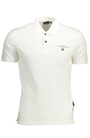 NAPAPIJRI POLO MANICHE CORTE UOMO BIANCO