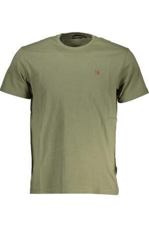 NAPAPIJRI T-SHIRT MANICHE CORTE UOMO VERDE
