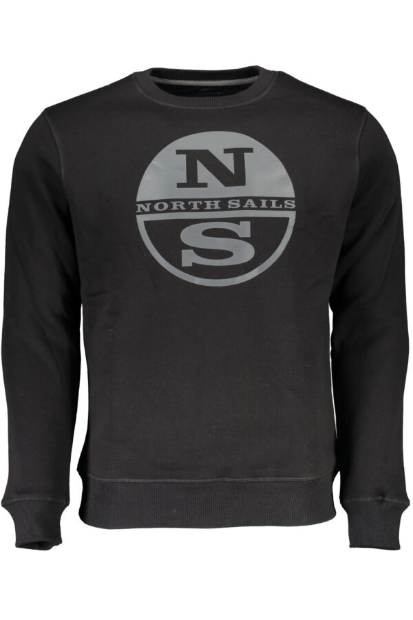 NORTH SAILS FELPA SENZA ZIP UOMO NERO