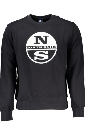 NORTH SAILS FELPA SENZA ZIP UOMO NERO