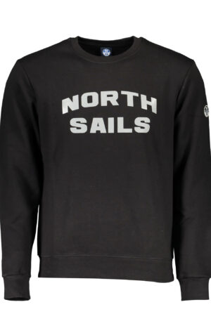 NORTH SAILS FELPA SENZA ZIP UOMO NERO