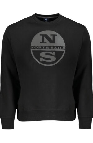 NORTH SAILS FELPA SENZA ZIP UOMO NERO