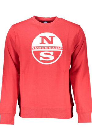 NORTH SAILS FELPA SENZA ZIP UOMO ROSSO