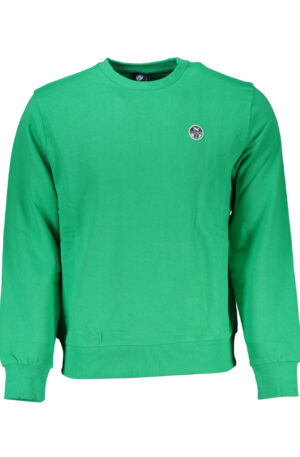 NORTH SAILS FELPA SENZA ZIP UOMO VERDE