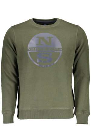 NORTH SAILS FELPA SENZA ZIP UOMO VERDE