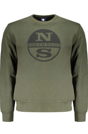 NORTH SAILS FELPA SENZA ZIP UOMO VERDE