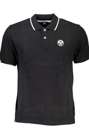 NORTH SAILS POLO MANICHE CORTE UOMO NERO