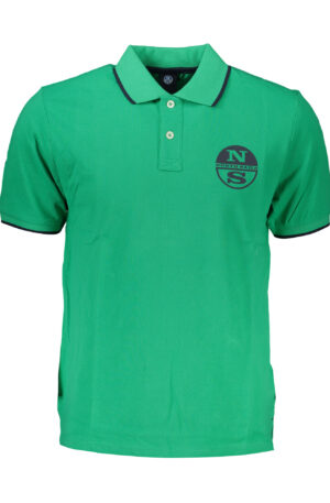 NORTH SAILS POLO MANICHE CORTE UOMO VERDE