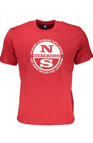 NORTH SAILS T-SHIRT MANICHE CORTE UOMO ROSSO