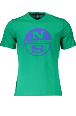 NORTH SAILS T-SHIRT MANICHE CORTE UOMO VERDE