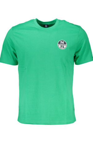 NORTH SAILS T-SHIRT MANICHE CORTE UOMO VERDE