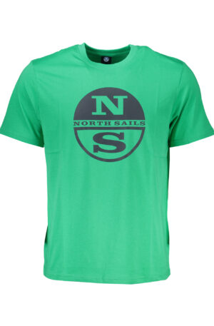 NORTH SAILS T-SHIRT MANICHE CORTE UOMO VERDE