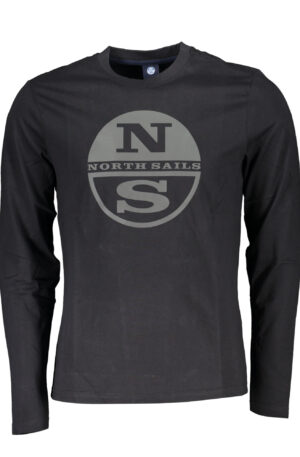 NORTH SAILS T-SHIRT MANICHE LUNGHE UOMO NERO