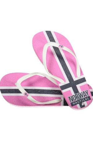 NORWAY 1963 CALZATURA CIABATTA DONNA ROSA